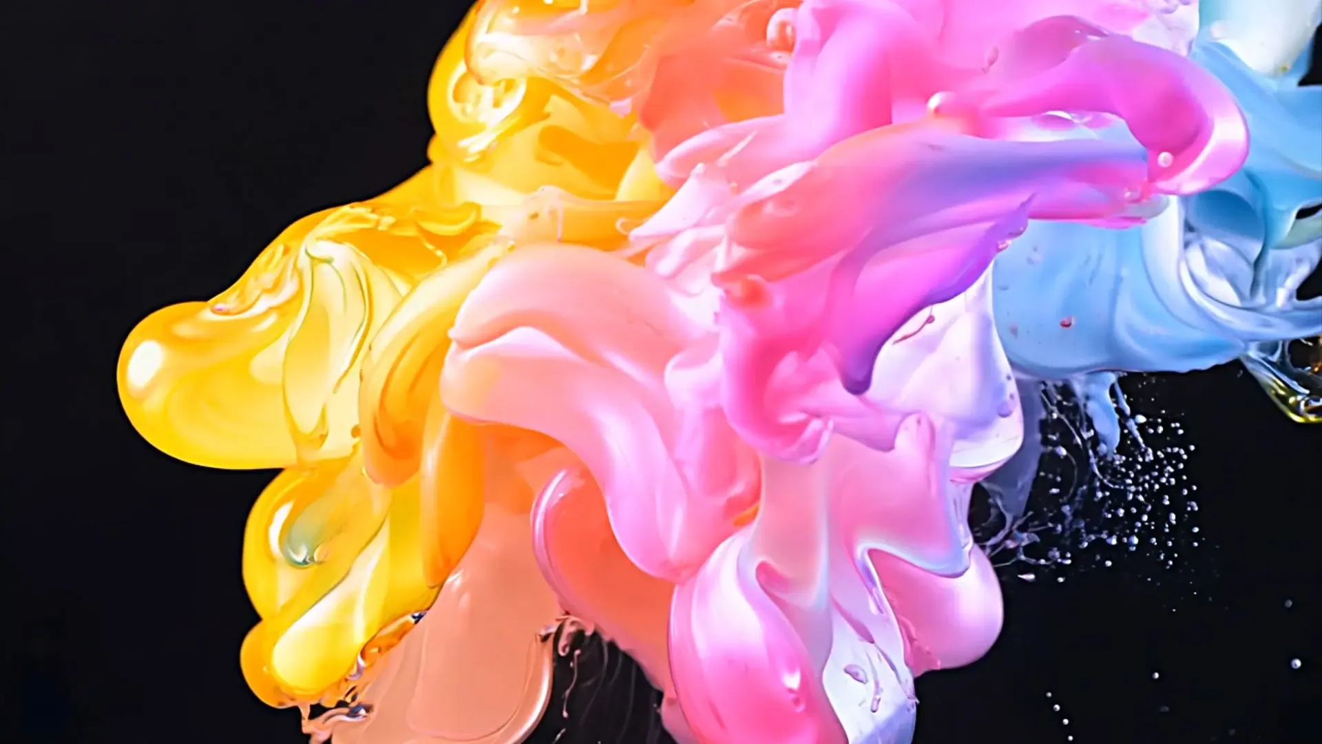 Energetic Paint Explosion Overlay for Product Launches